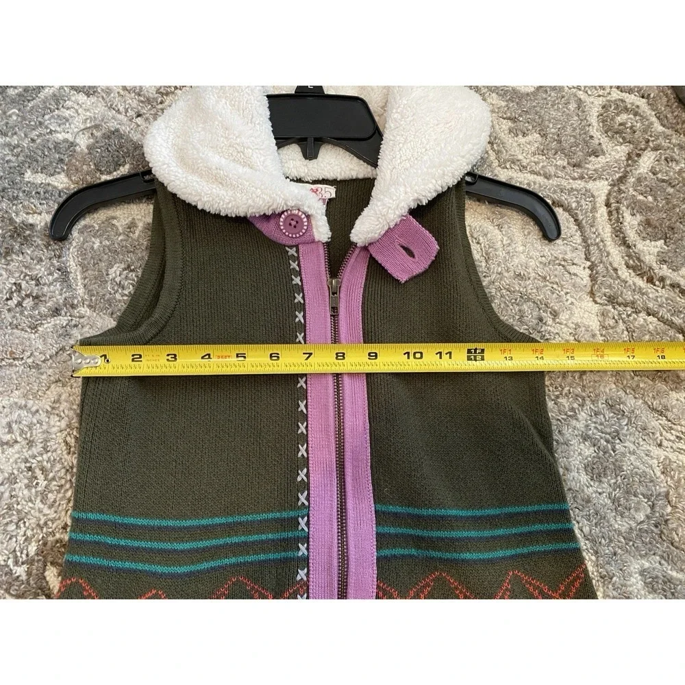 Matilda Jane BIG IDEA Vest 10 Sweater Knit Green Girls 435 Make Believe